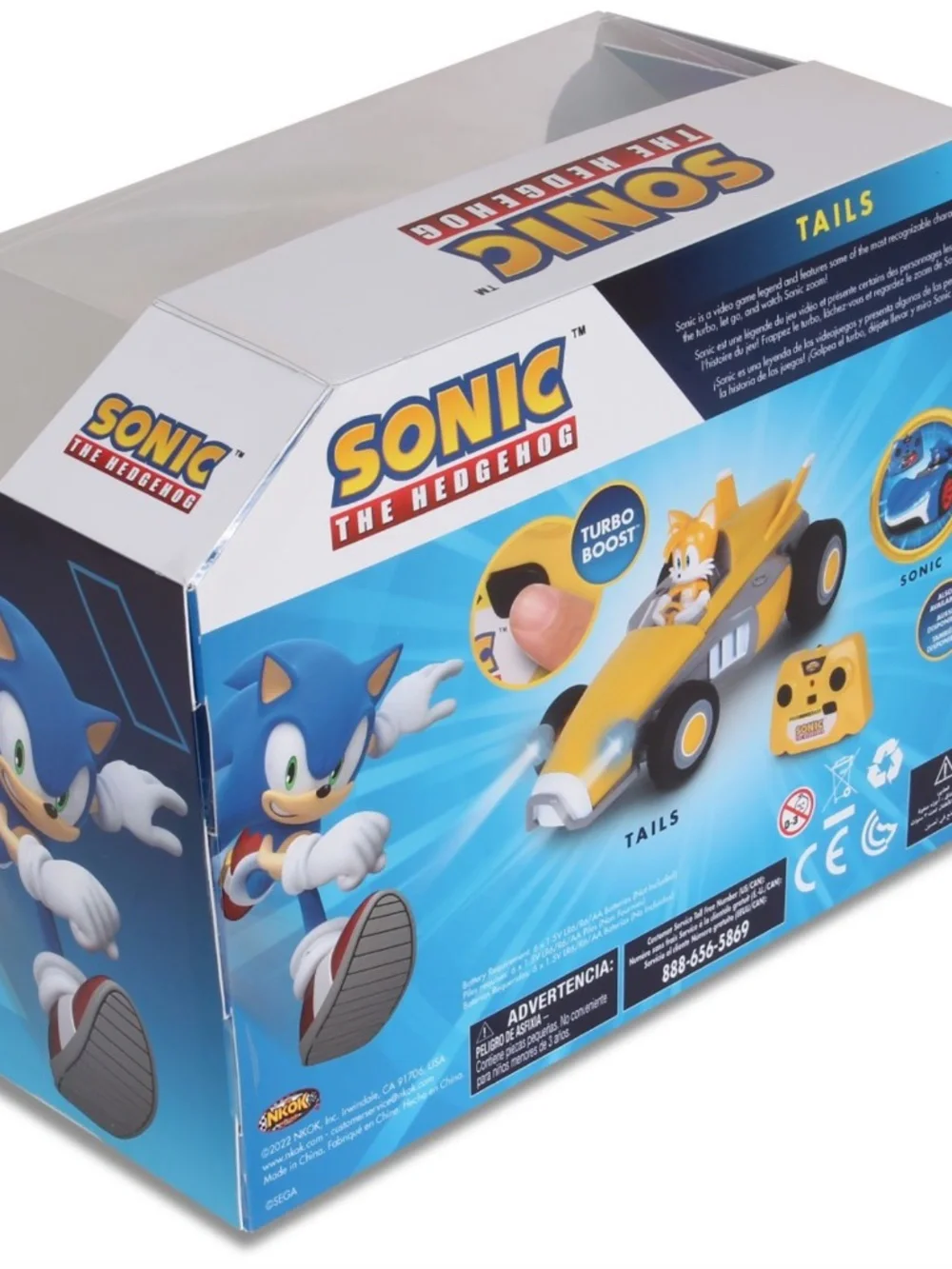 Sonic Racing RC- Tails with Turbo Boost